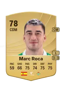 Marc Roca Common 78 Overall Rating