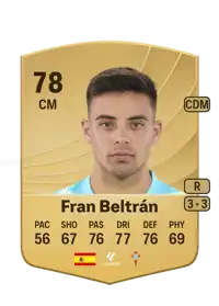Fran Beltrán Common 78 Overall Rating