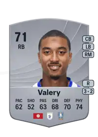 Yan Valery Common 71 Overall Rating