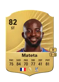 Jean-Philippe Mateta Rare 82 Overall Rating