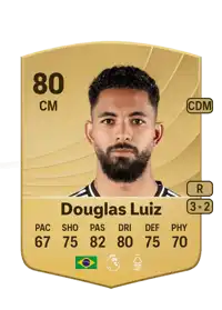 Douglas Luiz Common 80 Overall Rating