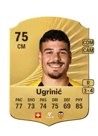 Filip Ugrinić Rare 75 Overall Rating