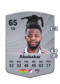 Lalas Abubakar Common 65 Overall Rating