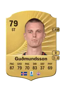Albert Guðmundsson Rare 79 Overall Rating