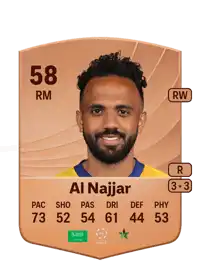 Ammar Al Najjar Common 58 Overall Rating