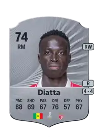 Krépin Diatta Rare 74 Overall Rating