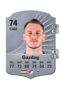 Dániel Gazdag Rare 74 Overall Rating
