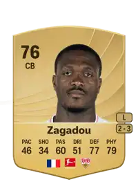 Dan-Axel Zagadou Common 76 Overall Rating