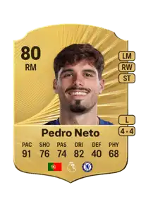 Pedro Neto Rare 80 Overall Rating