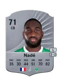 Mickaël Nadé Rare 71 Overall Rating