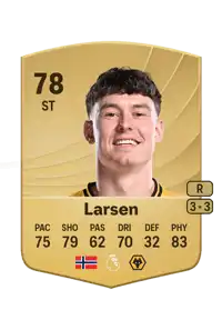 Jørgen Strand Larsen Common 78 Overall Rating