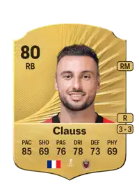 Jonathan Clauss Rare 80 Overall Rating
