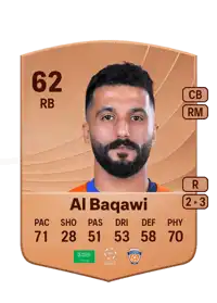 Mohammed Al Baqawi Common 62 Overall Rating