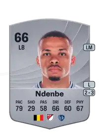 Logan Ndenbe Common 66 Overall Rating
