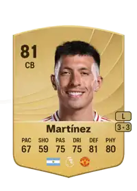 Lisandro Martínez Common 81 Overall Rating