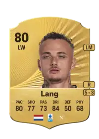 Noa Lang Rare 80 Overall Rating
