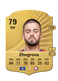 Edon Zhegrova Rare 79 Overall Rating