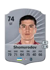 Eldor Shomurodov Rare 74 Overall Rating