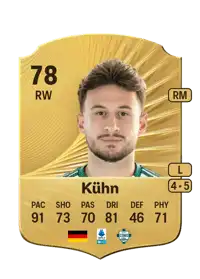 Nicolas Kühn Rare 78 Overall Rating