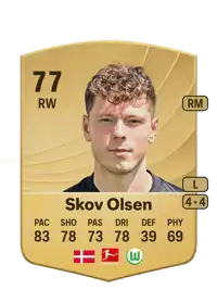 Andreas Skov Olsen Common 77 Overall Rating