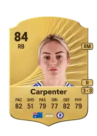 Ellie Carpenter Rare 84 Overall Rating