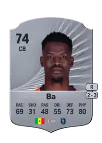 Ousseynou Ba Rare 74 Overall Rating