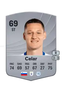 Žan Celar Common 69 Overall Rating