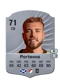 Ryan Porteous Rare 71 Overall Rating
