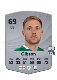 Lewis Gibson Common 69 Overall Rating