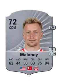 Lennard Maloney Rare 72 Overall Rating