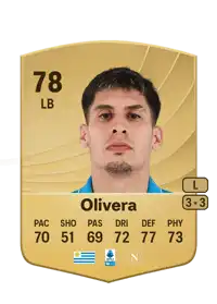 Mathías Olivera Common 78 Overall Rating