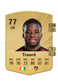 Hamed Junior Traoré Common 77 Overall Rating