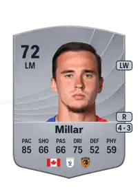 Liam Millar Common 72 Overall Rating