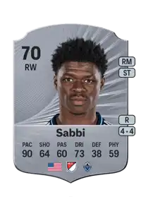 Emmanuel Sabbi Rare 70 Overall Rating