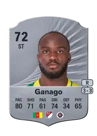 Ignatius Ganago Rare 72 Overall Rating
