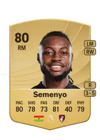Antoine Semenyo Common 80 Overall Rating