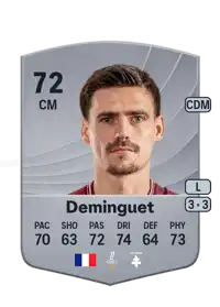 Jessy Deminguet Common 72 Overall Rating