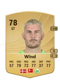 Jonas Wind Common 78 Overall Rating