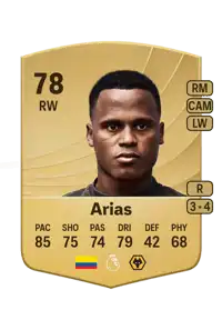 Jhon Arias Common 78 Overall Rating