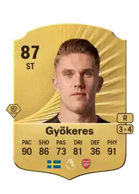 Viktor Gyökeres Rare 87 Overall Rating