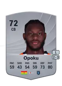 Jerome Opoku Common 72 Overall Rating