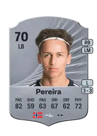 Adrian Nilsen Pereira Rare 70 Overall Rating