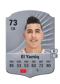 Jawad El Yamiq Rare 73 Overall Rating