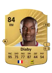 Moussa Diaby Rare 84 Overall Rating
