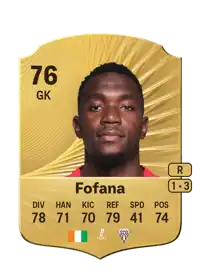 Yahia Fofana Rare 76 Overall Rating