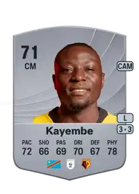 Edo Kayembe Common 71 Overall Rating