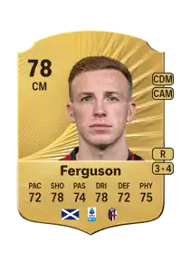 Lewis Ferguson Rare 78 Overall Rating