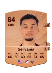 Brandon Servania Common 64 Overall Rating