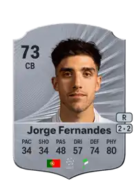 Jorge Fernandes Rare 73 Overall Rating