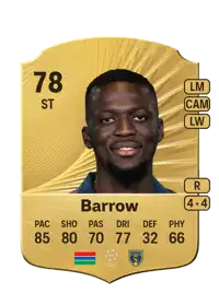 Musa Barrow Rare 78 Overall Rating